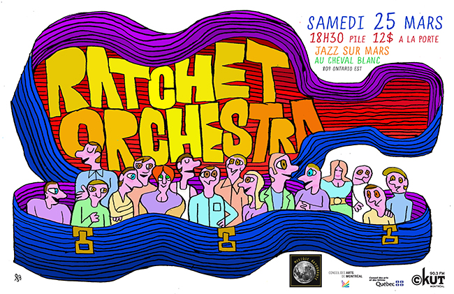 Ratchet Orchestra au Cheval Blanc 25 mars 2017